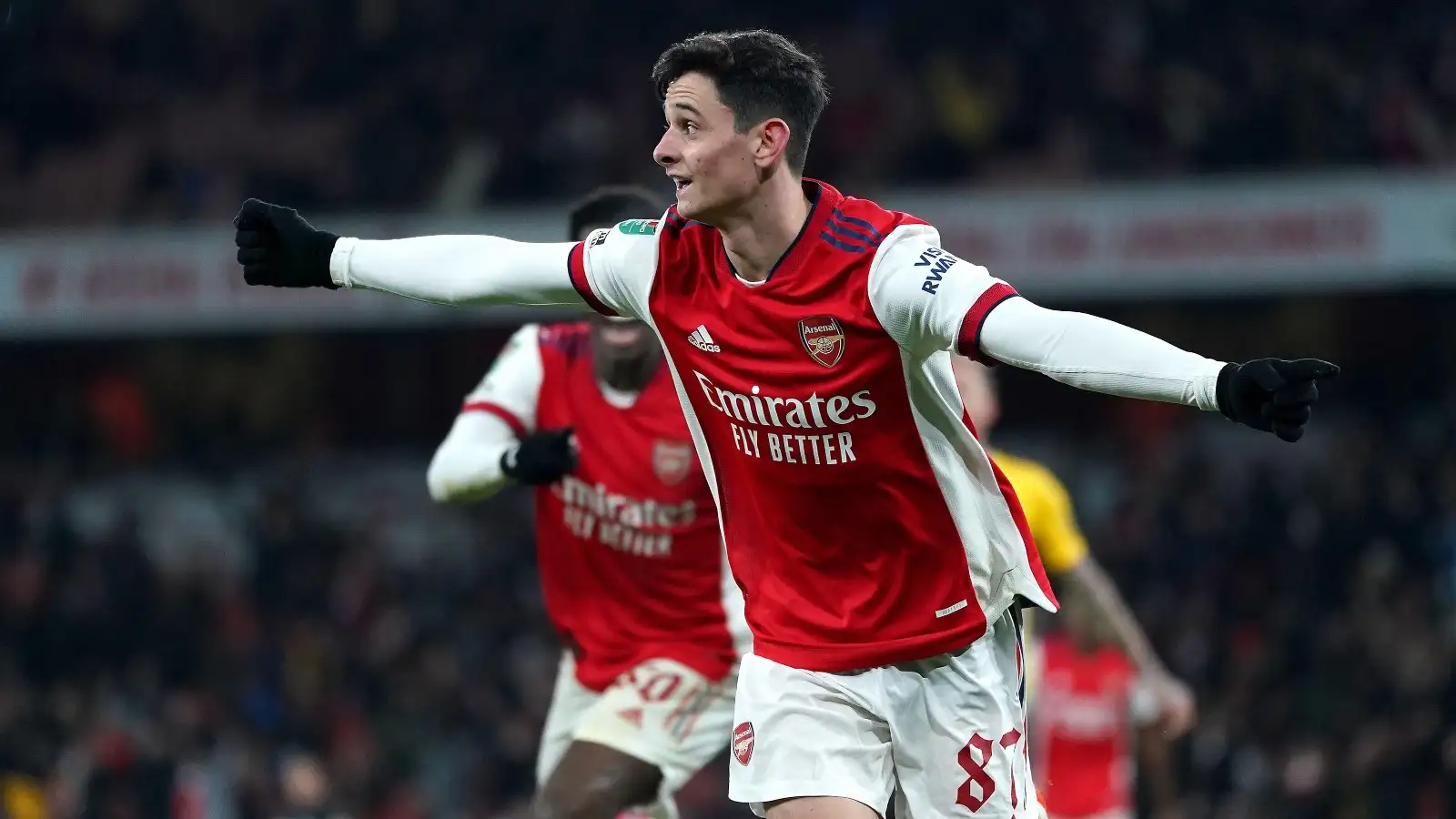 Arsenal teenager ‘best I’ve seen on the ball’ says manager after ‘very mature’ loan displays