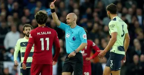 Mike Dean: Anthony Taylor ‘can hold his head high’ after Liverpool-Man City, ‘clear foul’ from Haaland