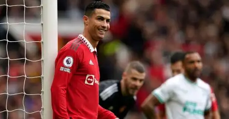 Liverpool hero empathises with Ronaldo at Man Utd having been ‘forced out’ despite being ‘best striker’