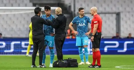Tottenham assistant Stellini annoyed at ‘terrible’ opener in Marseille as he gives Son injury update
