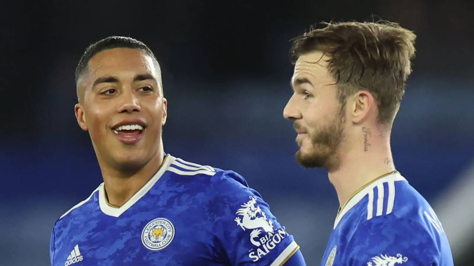 James Maddison, Youri Tielemans, Leicester City, January 2022