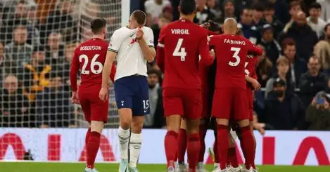 16 Conclusions on overdue away joy for Liverpool as Spurs’ comeback kings leave themselves too much to do