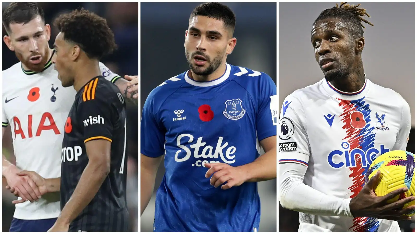 Tyler Adams, Neal Maupay and Wilf Zaha all feature in the Premier League weekend's worst XI.