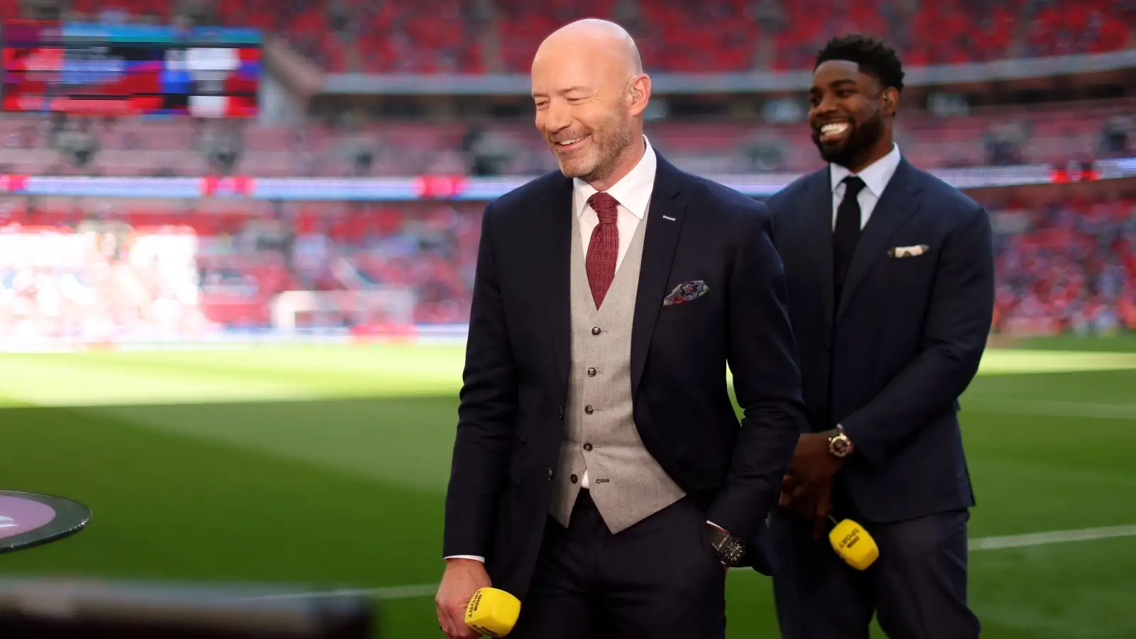 Alan Shearer and Micah Richards