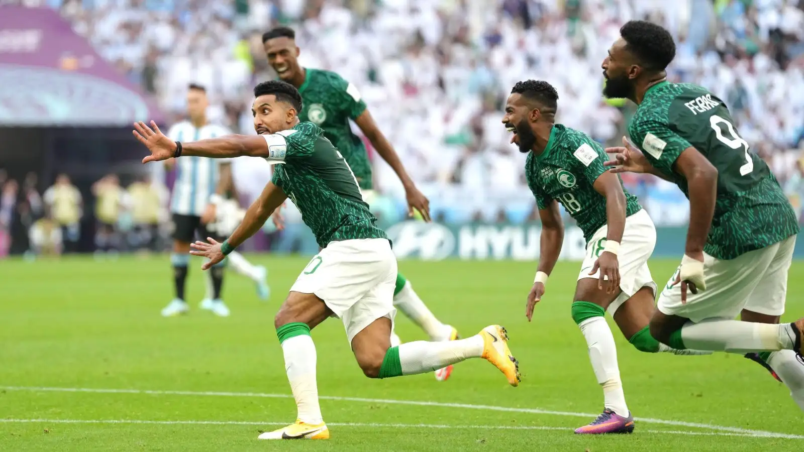 Saudi Arabia claimed a shock victory over Argentina