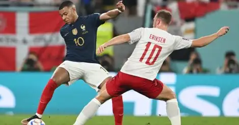 France 2-1 Denmark: Kylian Mbappe’s brace sends the World Cup holders into the knockout stages