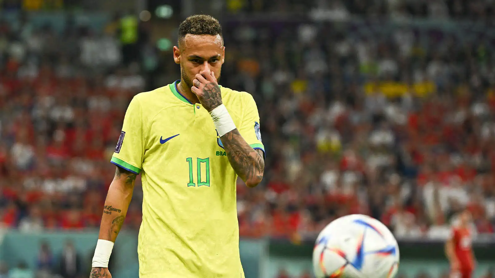 Brazil boss Tite demands that persistent fouls on Neymar ‘has to be stopped’