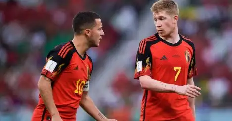 De Bruyne among Belgium trio ‘pulled apart’ in dressing room as ‘tempers erupt’ after Morocco defeat