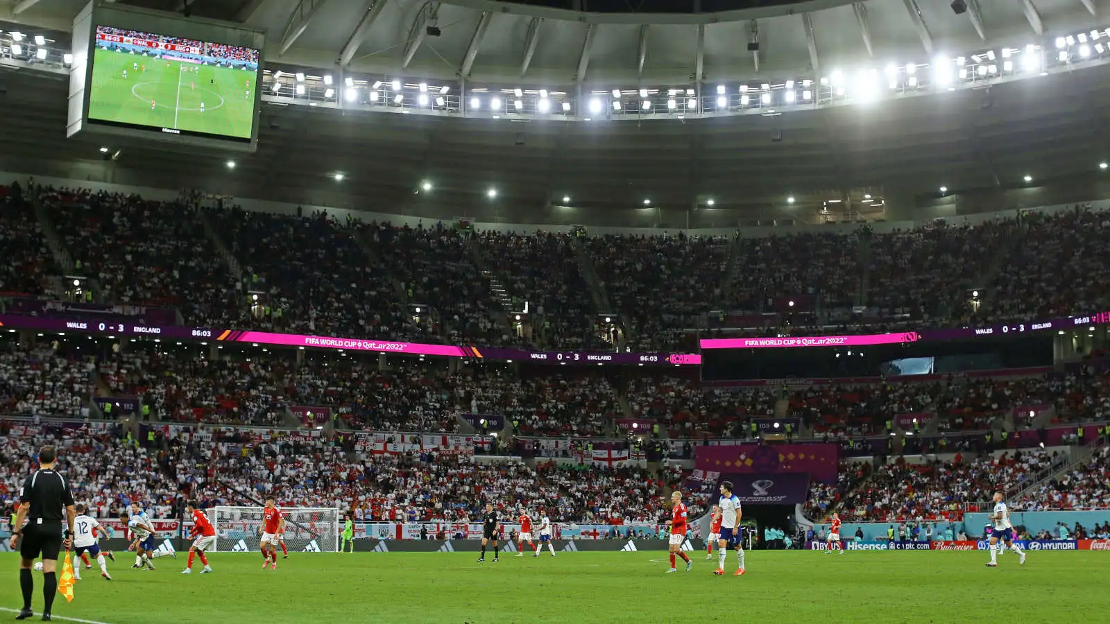 England play Wales at the 2022 FIFA World Cup