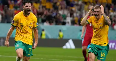 Australia 1-0 Denmark: Socceroos into World Cup knockout stages for second time in their history
