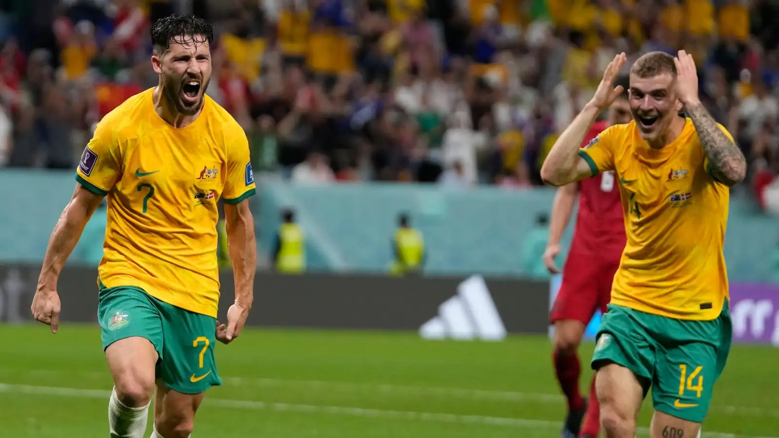 Australia 10 Denmark Socceroos into World Cup knockout stages for