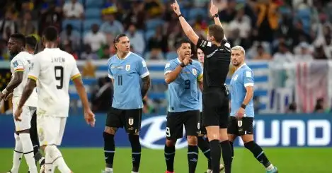 Suarez claims ‘FIFA is always against Uruguay’ with World Cup exit hinging on penalty snubs