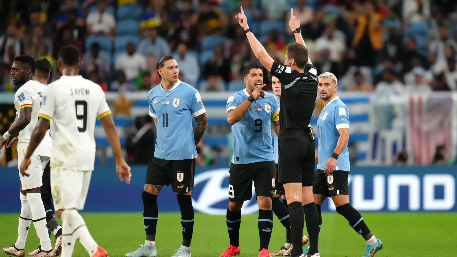 Suarez claims ‘FIFA is always against Uruguay’ with World Cup exit hinging on penalty snubs