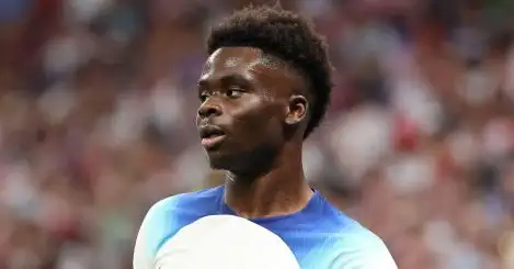 Arsenal star Saka ruled out of England games as Southgate makes replacement decision