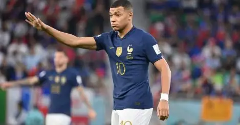 Why France star Mbappe appears to be hiding Budweiser logo as Bono follows suit