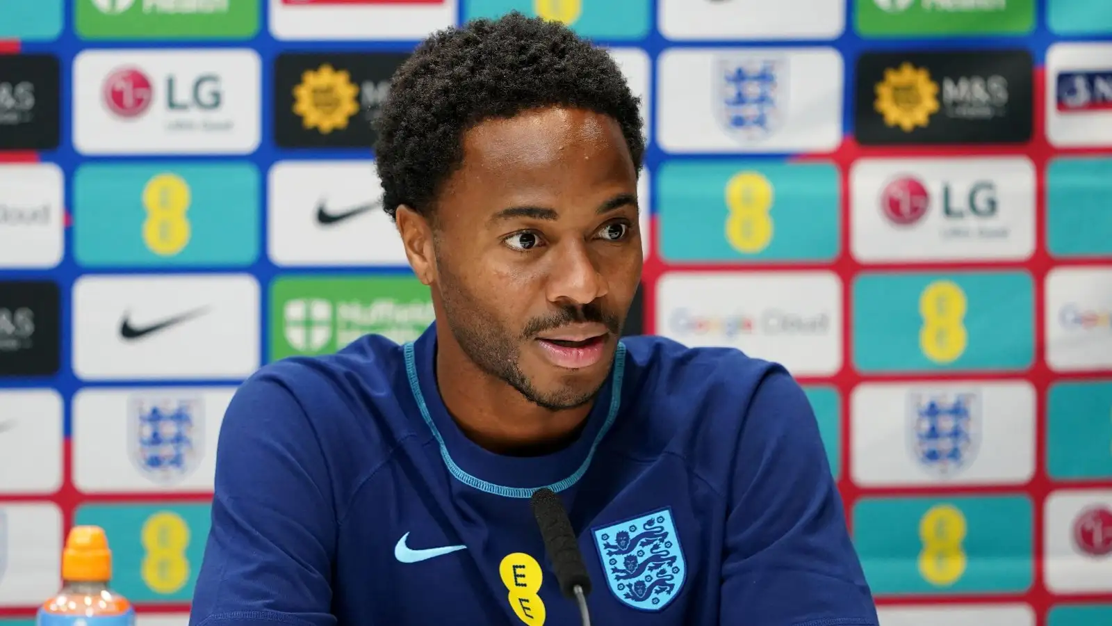 Raheem Sterling answers questions