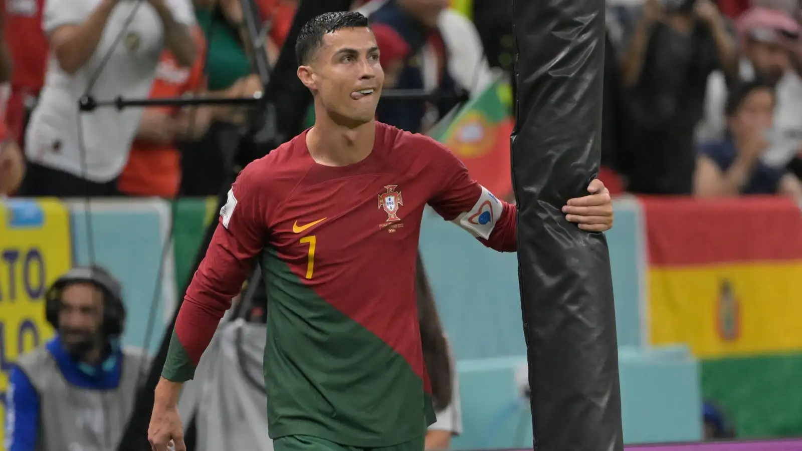 Cristiano Ronaldo during a match