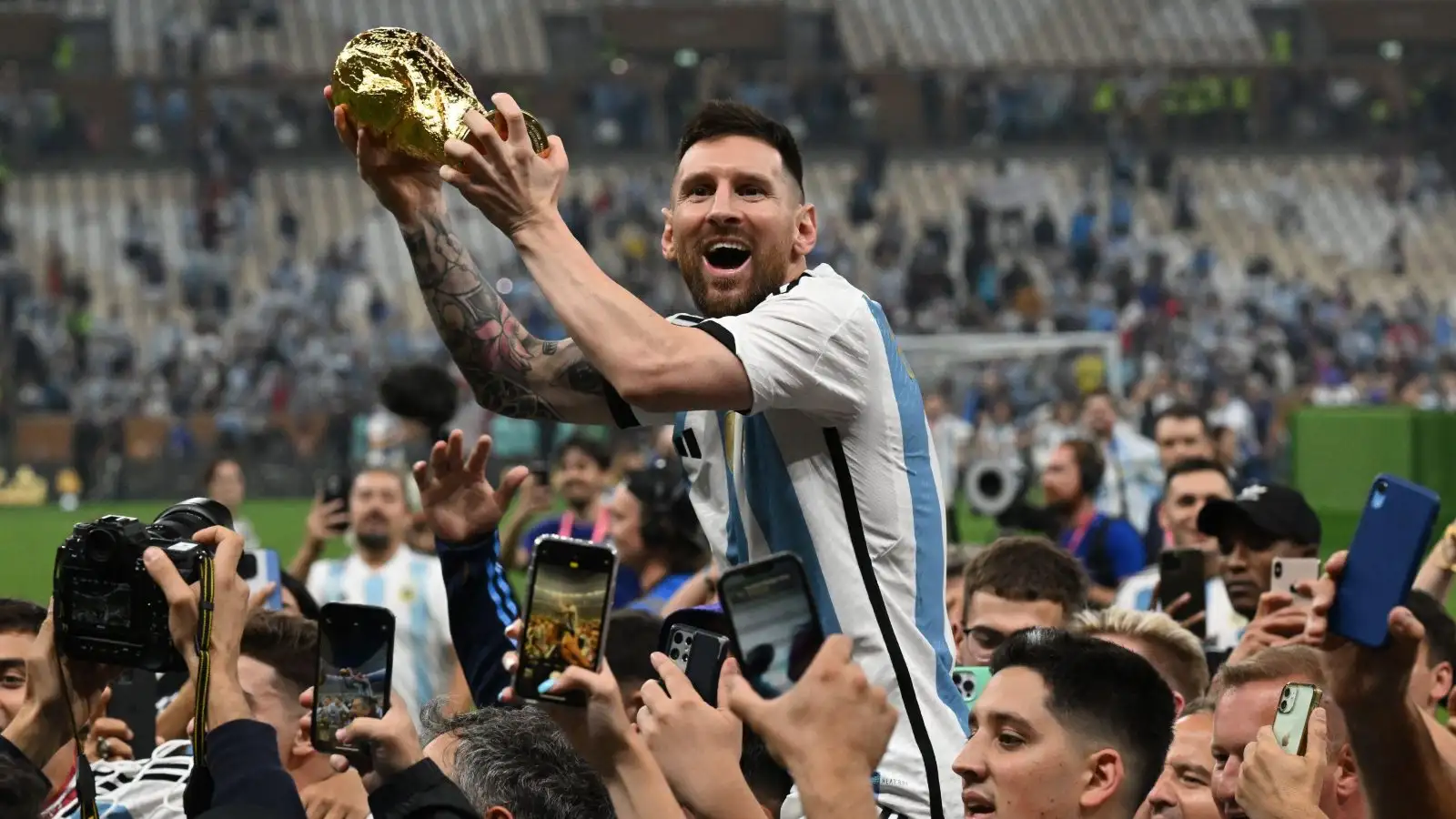 Lionel Messi is the GOAT who won the World Cup