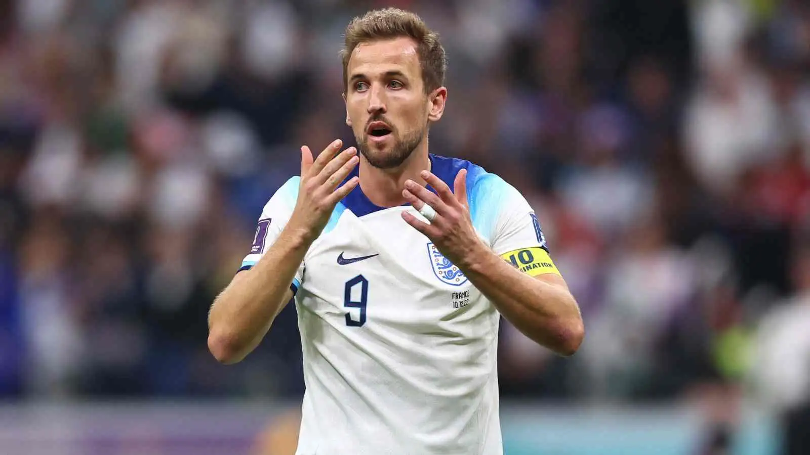 England captain Harry Kane during a match