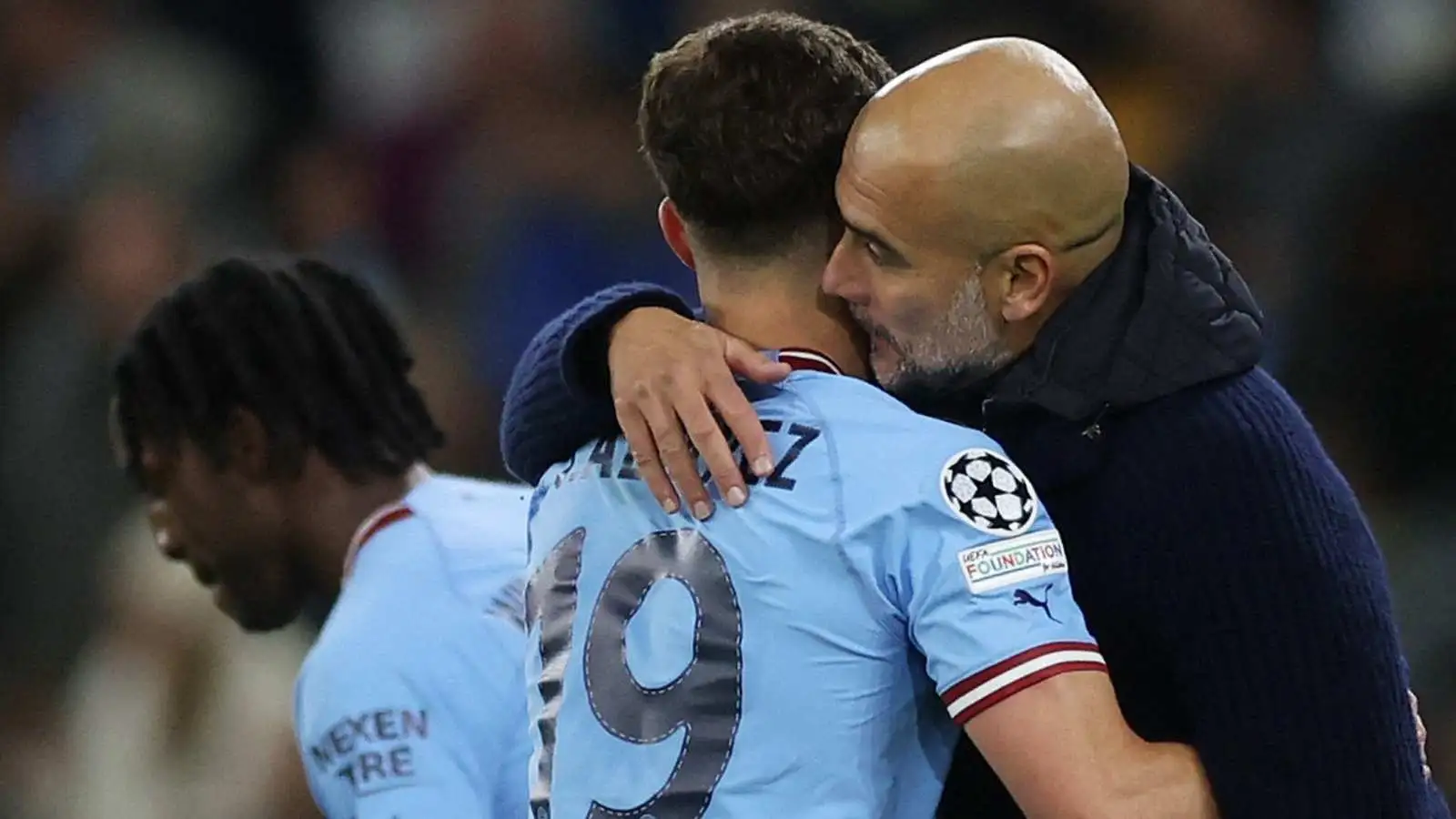 Pep Guardiola notes Julian Alvarez concern after he was 'needed' off bench  against Everton