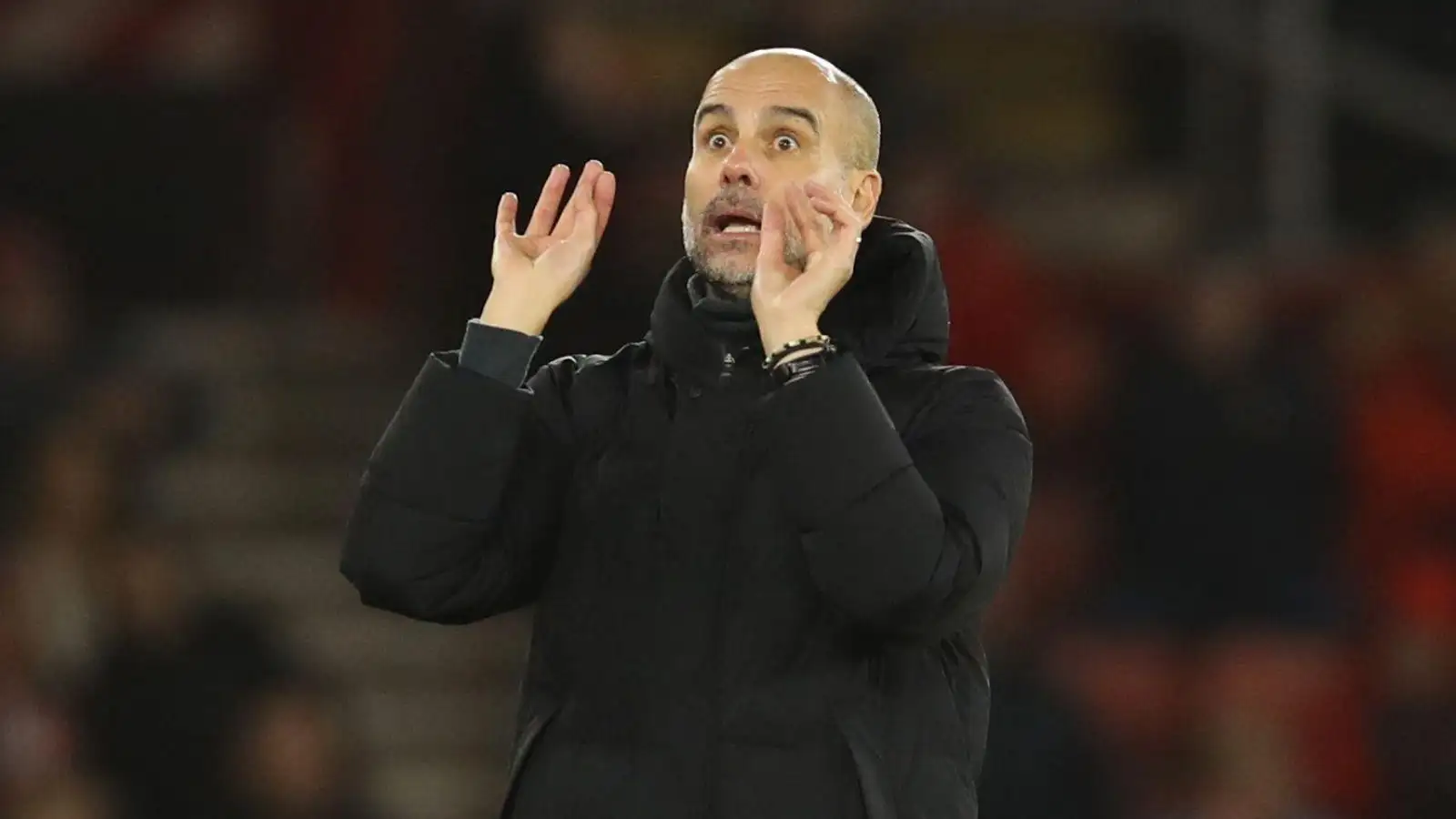 Pep Guardiola issues tactical instructions