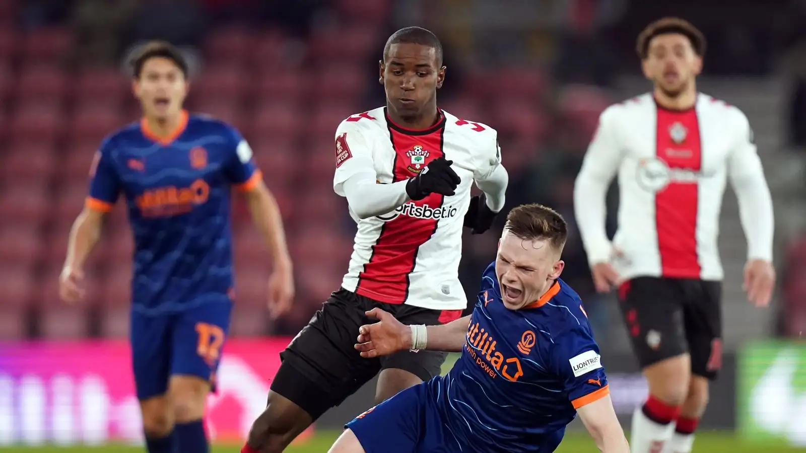 Southampton 2-1 Blackpool: Perraud’s brace sees the Saints knock Championship strugglers out of cup