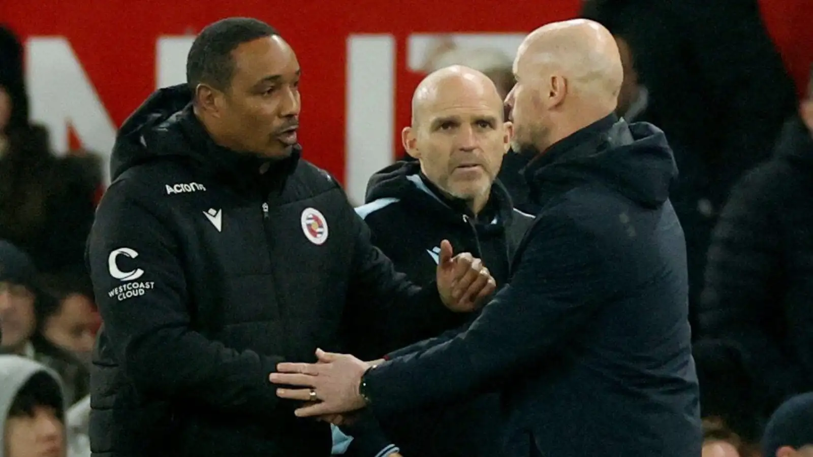 Man Utd legend Paul Ince shakes hands with Erik ten Hag