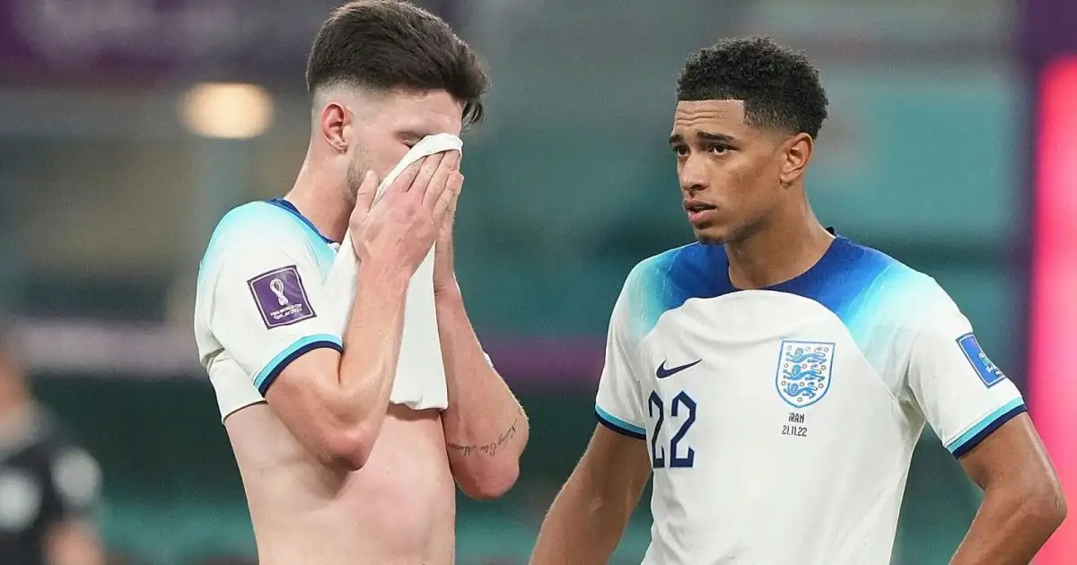Declan Rice and James Maddison send Jude Bellingham message after