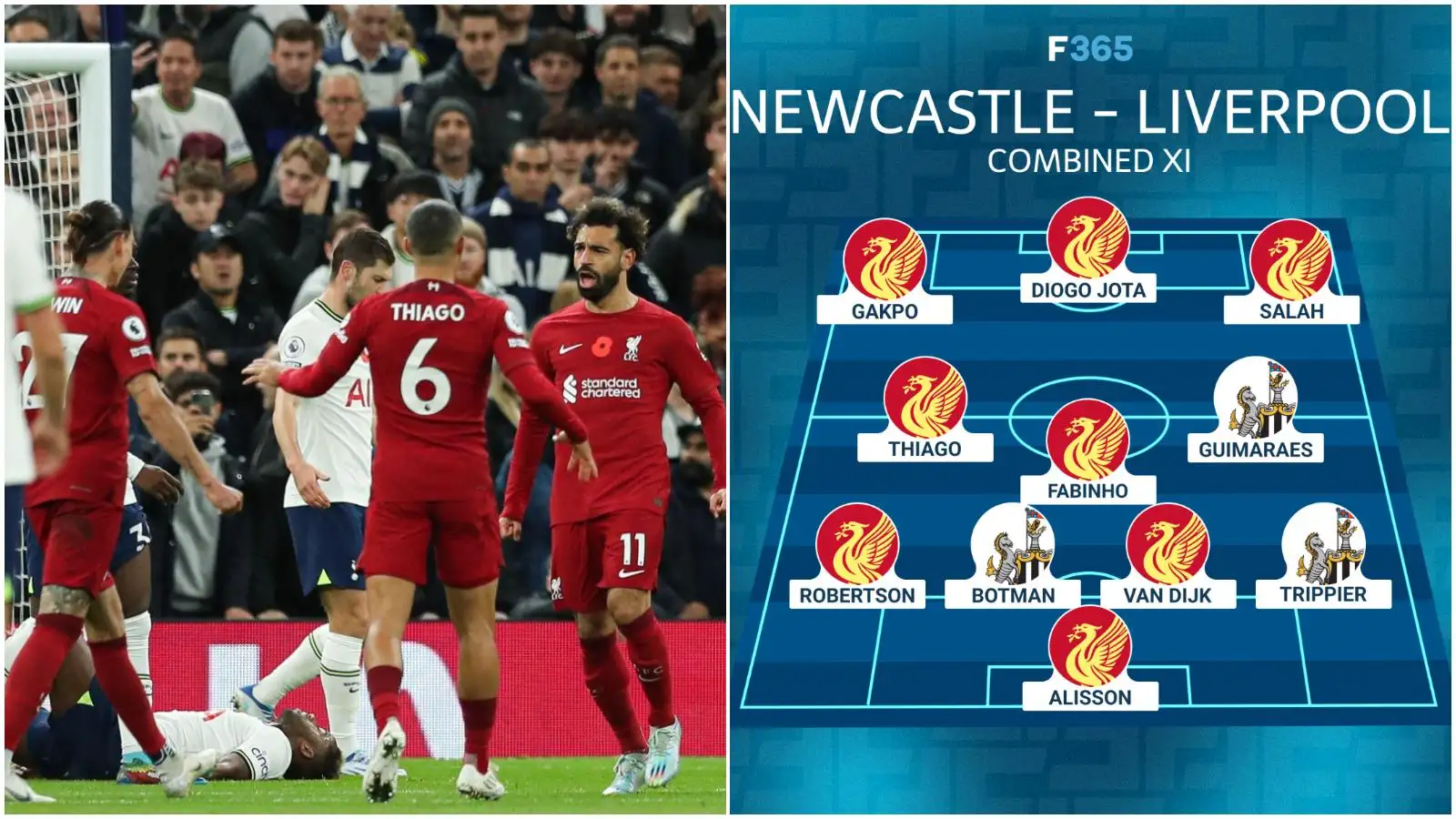 Van Dijk, Alisson, Trippier in: Three Newcastle players make combined XI with Liverpool