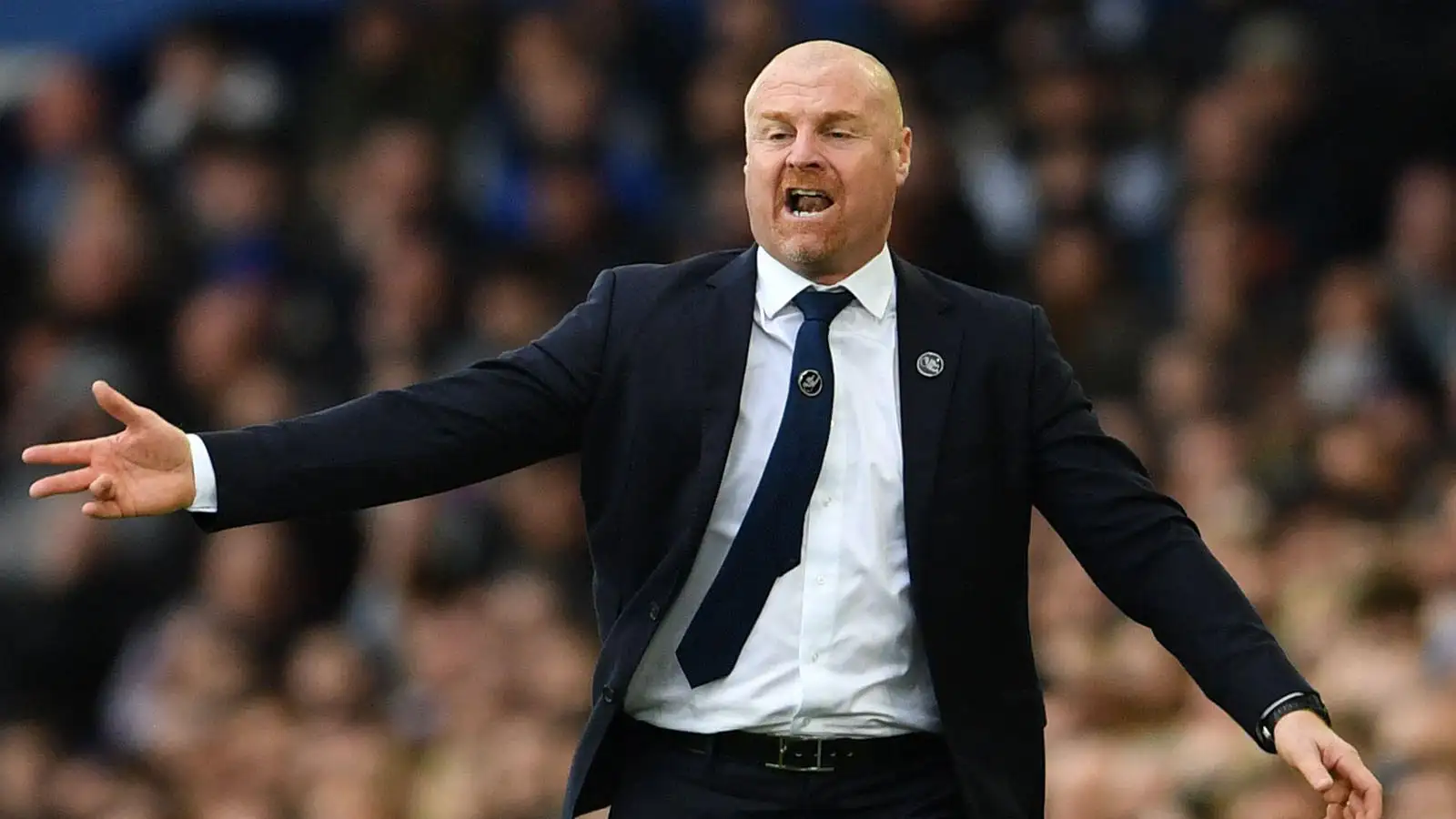 Liverpool, UK. 18th Feb, 2023. Sean Dyche manager of Everton during the Premier League match at Goodison Park, Liverpool
