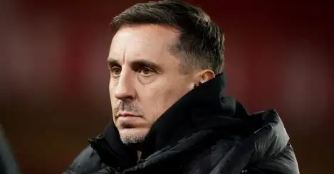 Neville blasts Man Utd ‘disgrace’ for asking to be subbed during Liverpool thrashing