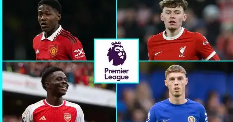 Mainoo, Bradley, Saka and Palmer among Premier League youngsters