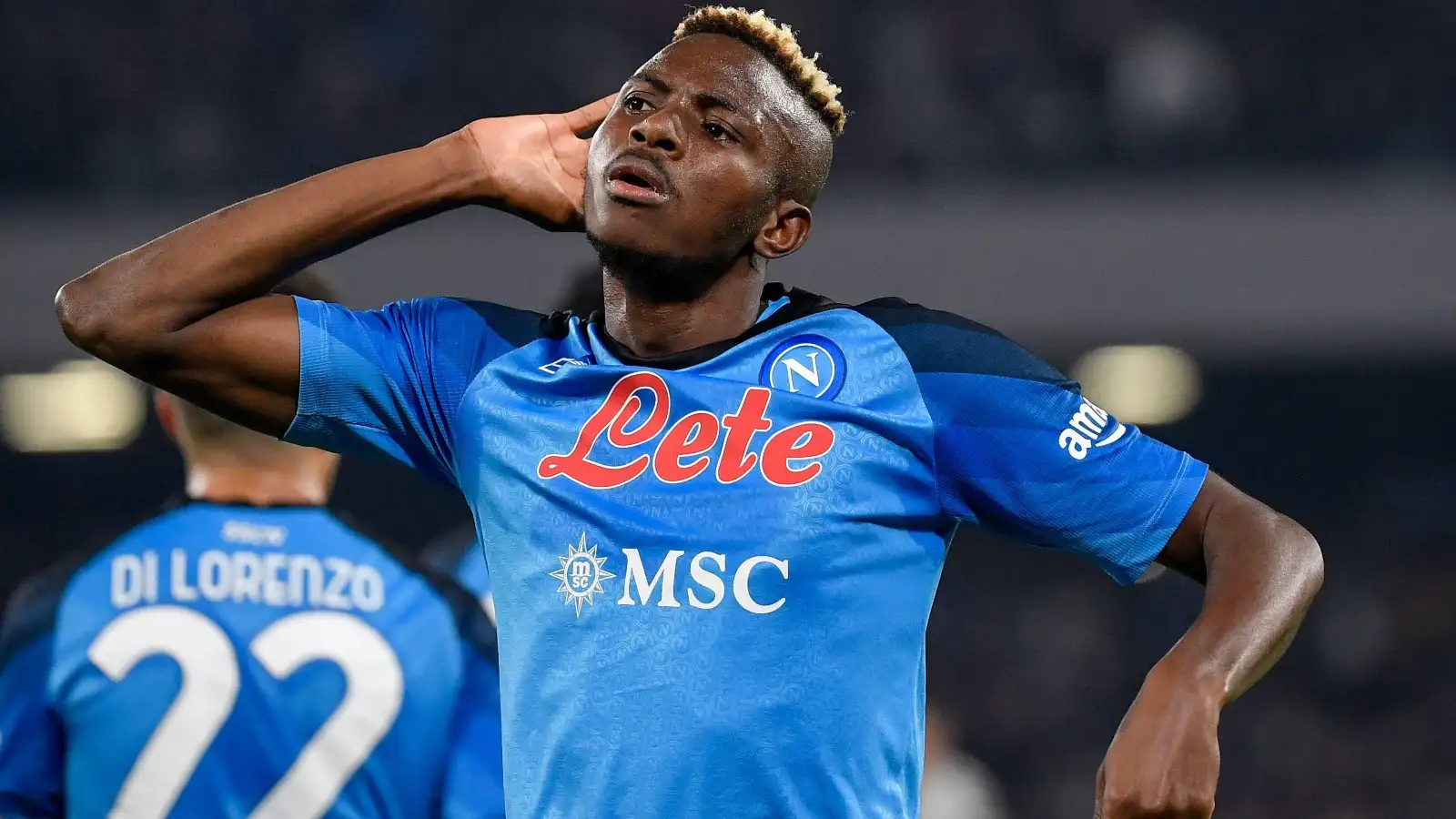 Super Eagles striker,  Victor Osimhen not likely to sign new deal with Napoli