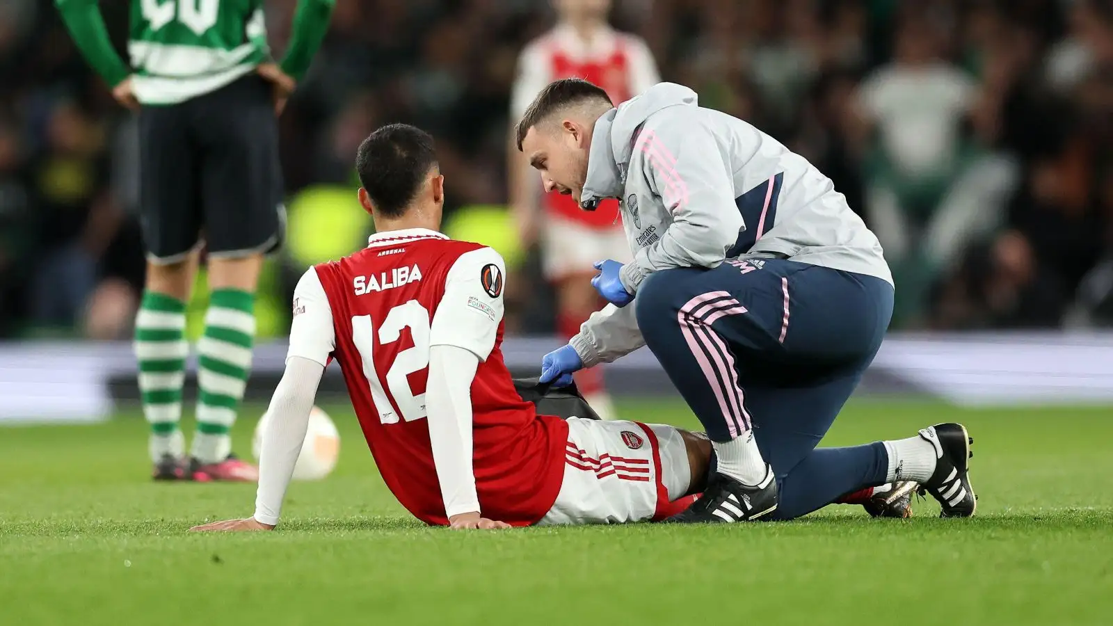 Arsenal defender William Saliba 'really happy' to be back after injury