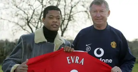 ‘This man is going to kill me’ – Evra reveals how Sir Alex convinced him to join Man Utd over Liverpool
