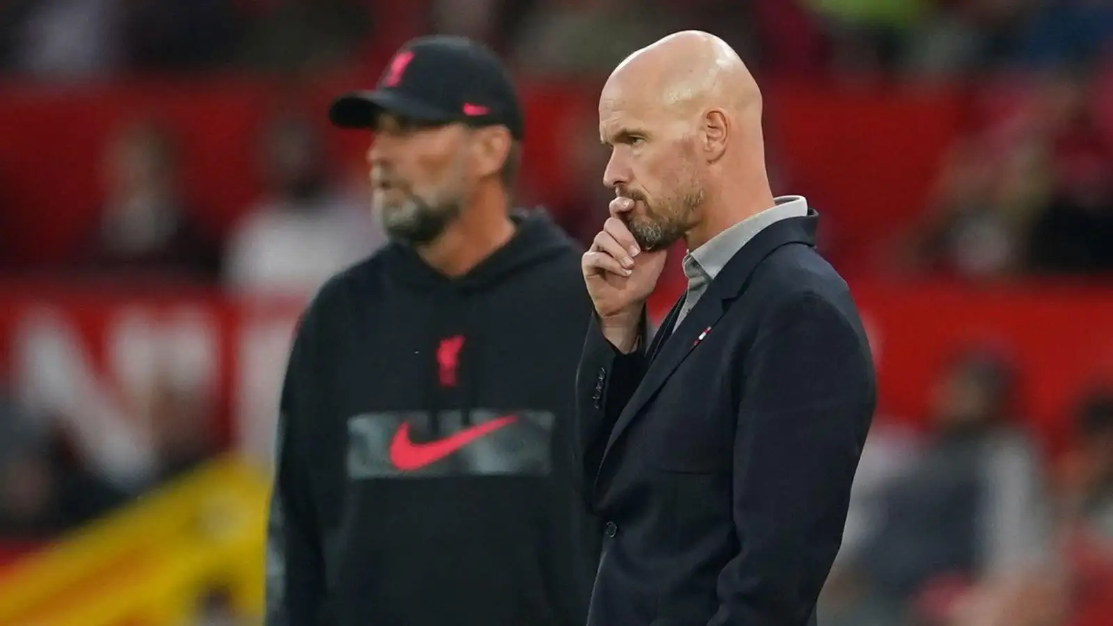 Individual Utd company Erik ten Hag reckons on the touchline