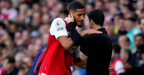 Ferdinand not convinced by William Saliba at Arsenal as ‘respect levels aren’t there’