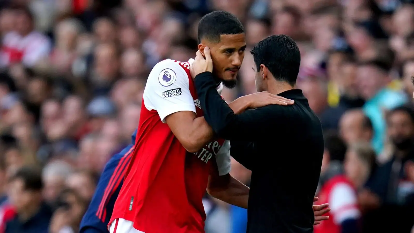 Arsenal defender William Saliba 'really happy' to be back after injury