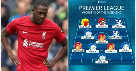 Two Chelsea flops to blame for Potter sacking as they join Liverpool trio in worst XI of the weekend
