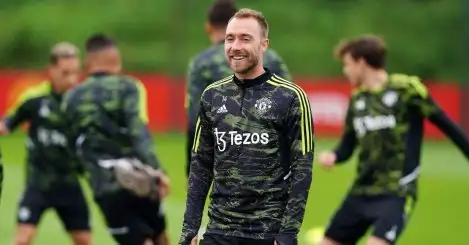 Erik Ten Hag says ‘quality’ Christian Eriksen has returned to training after two months out