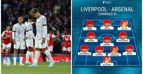Arsenal dominate combined XI with Liverpool: Xhaka over Thiago, White beats Trent