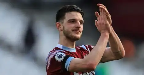Declan Rice told to join Arsenal over Chelsea by former West Ham teammate