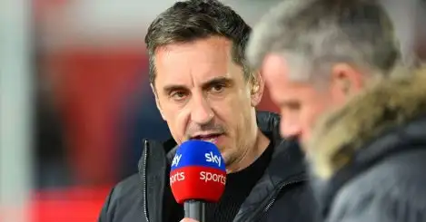 Neville performs U-turn on top-four forecast as he predicts where Man Utd, Newcastle and Spurs will finish