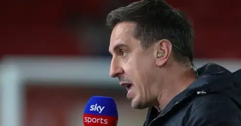 Neville reveals what ‘worried’ him about Arsenal on Sunday as he tells stars to ‘get off PlayStations’
