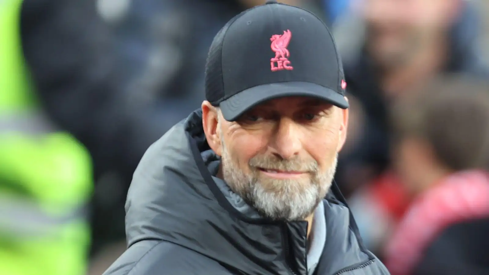 Liverpool boss Jurgen Klopp grins