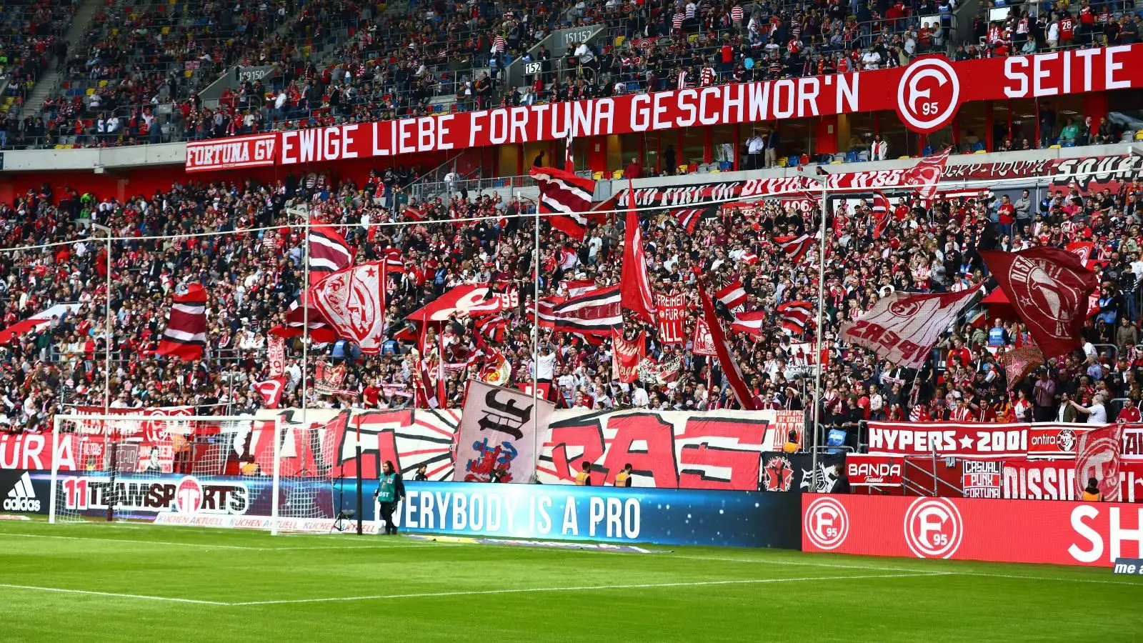 Fortuna Dusseldorf supporters