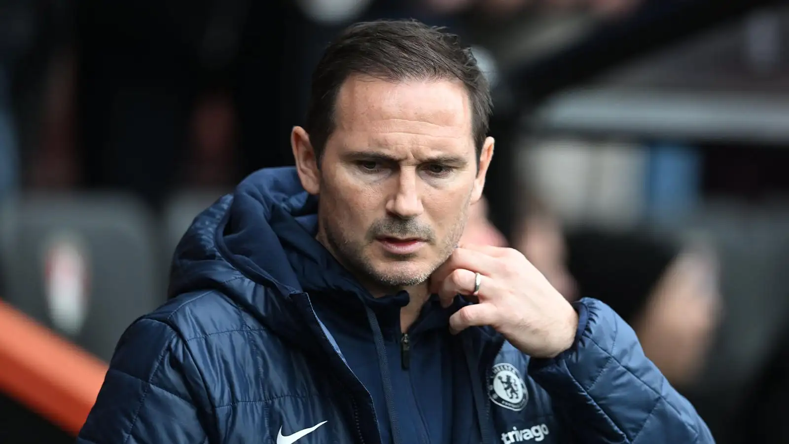 Premier League Football, AFC Bournemouth versus Chelsea; Frank Lampard Manager of Chelsea before kick off