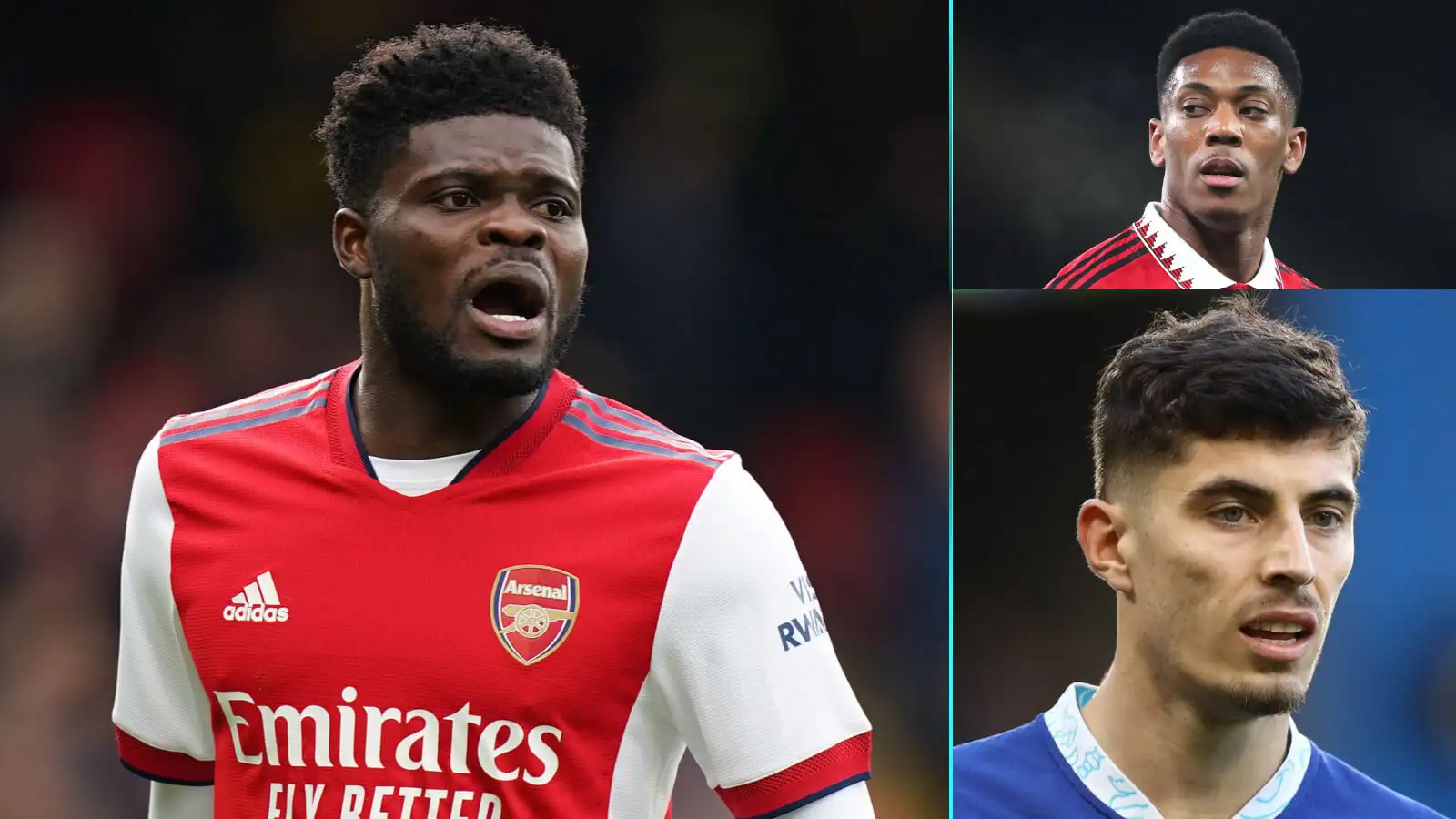 Partey Havertz Martial