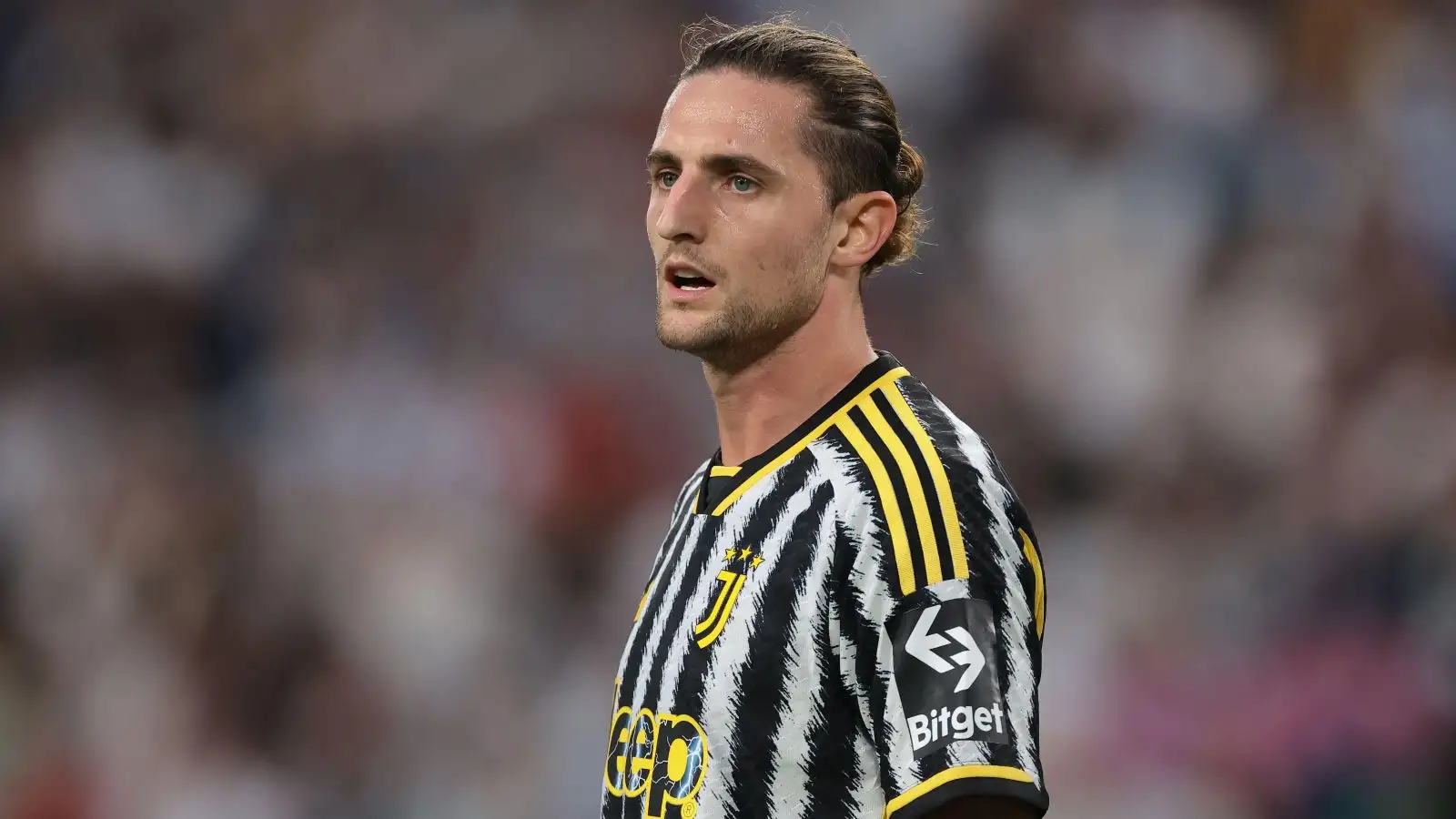 Adrien Rabiot of Juventus celebrating after a goal during the Italian serie  A, football match between