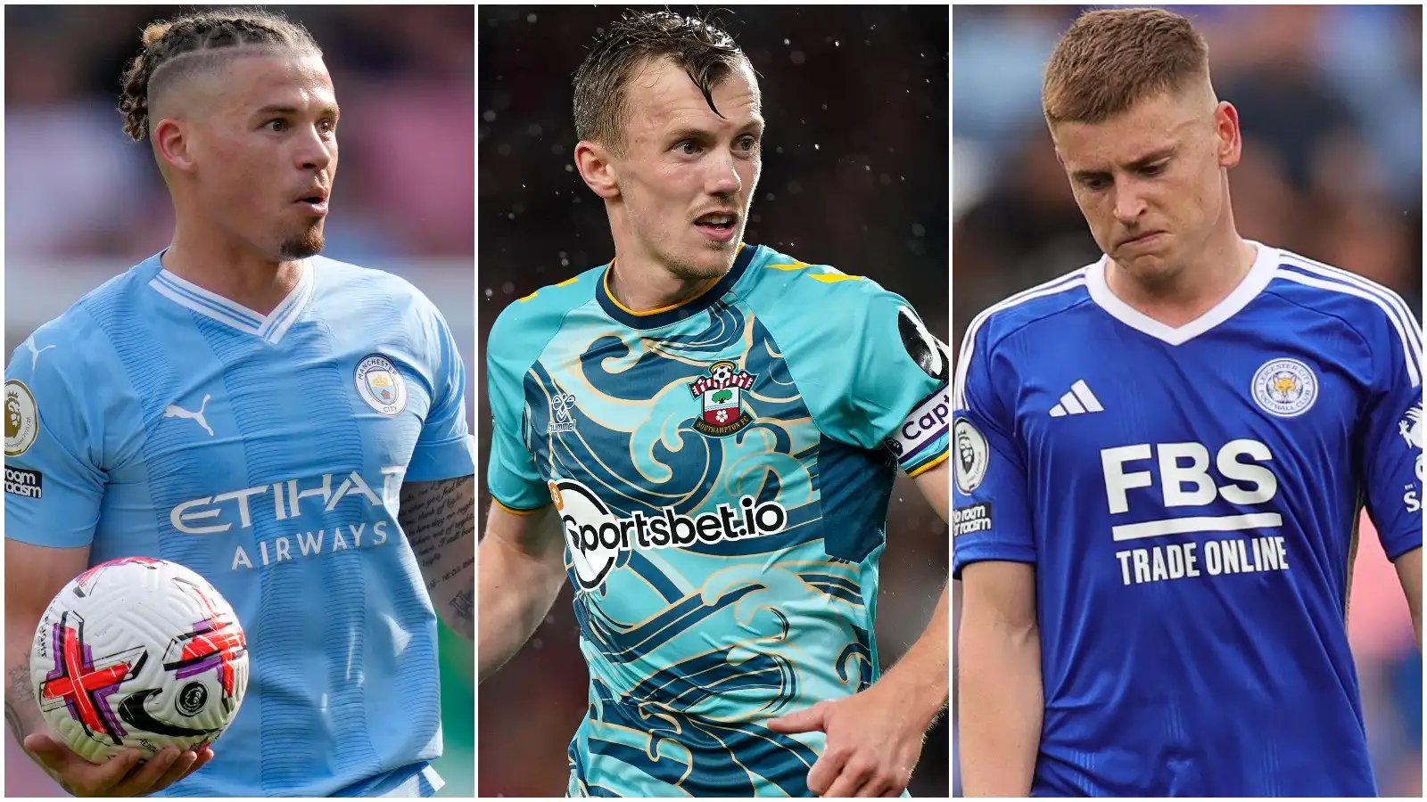 Kalvin Phillips, James Ward-Prowse and Harvey Barnes are all targets for West Ham.